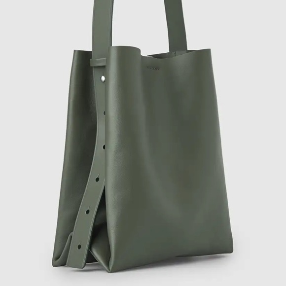 COS Medium Shopper Grained Leather Tote - Picture 1 of 14